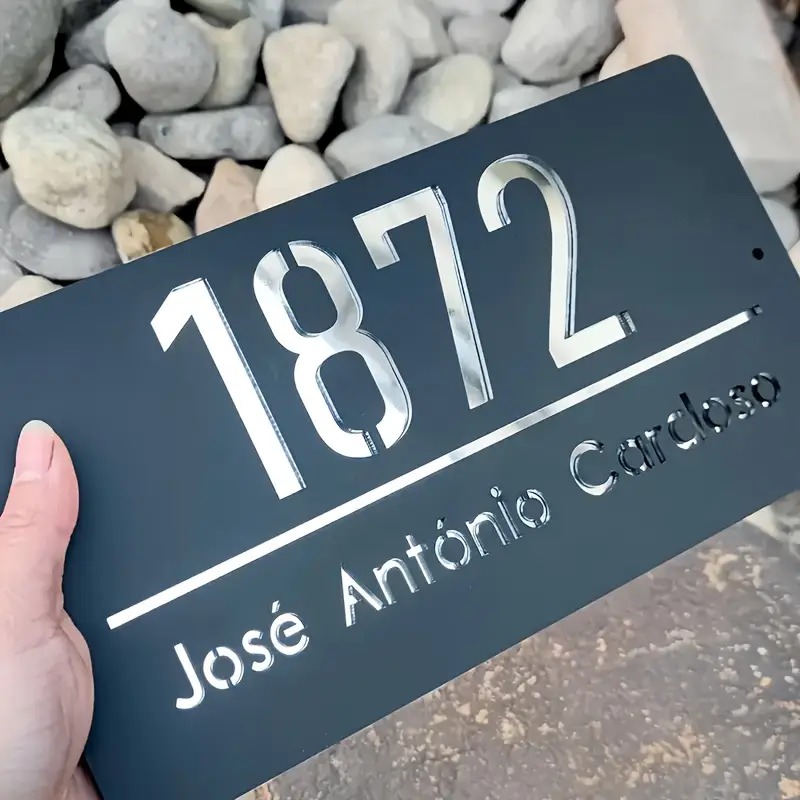 Custom Acrylic Address Sign